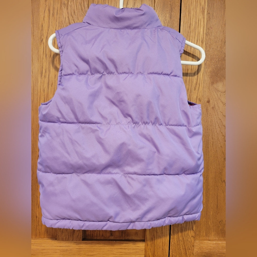 Reversable Faded Glory Girls Puffer Vest 3t - Picture 4 of 9